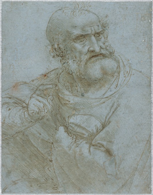 Half-Length Figure of an Apostle from Leonardo da Vinci
