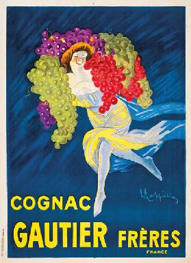 An advertising poster for Gautier Freres cognac