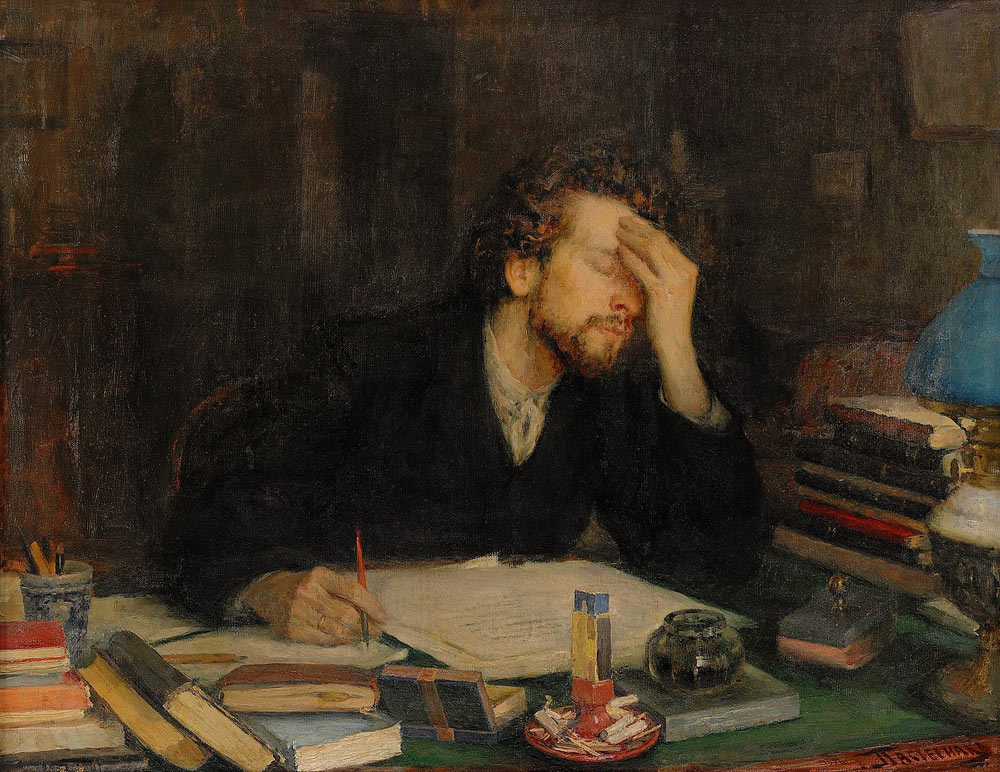 The Torments of Creative Work from Leonid Ossipowitsch Pasternak