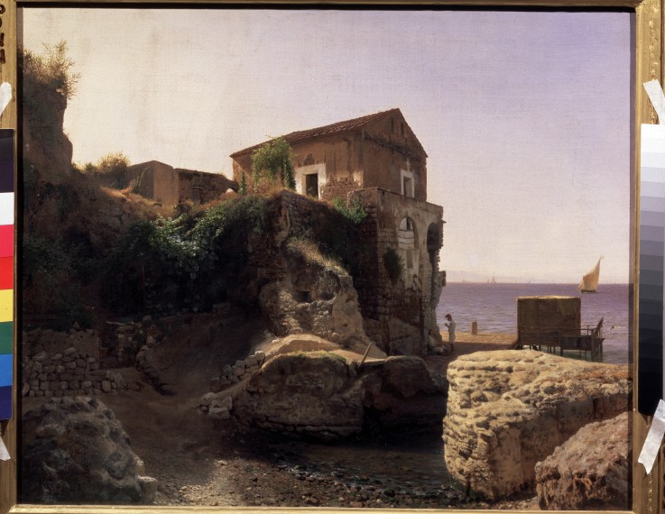 On the Capri Island. Fisherman house from Lew Felixowitsch Lagorio