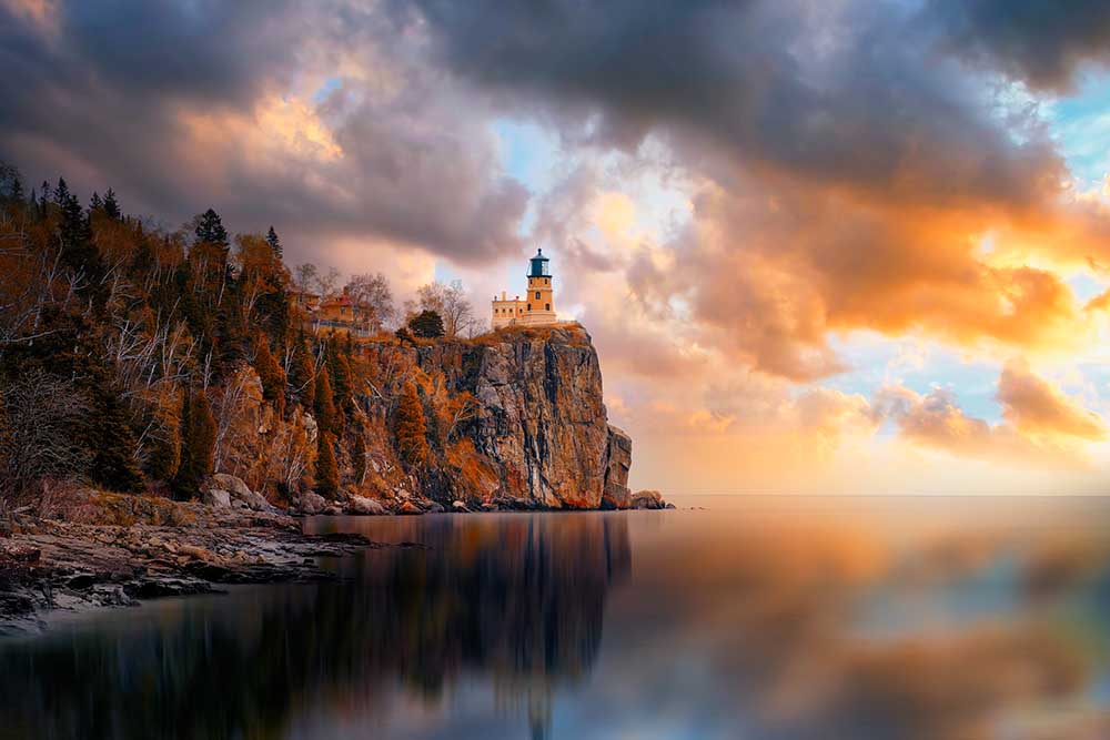 A Cloudy Day at Split Rock Lighthouse from Like He
