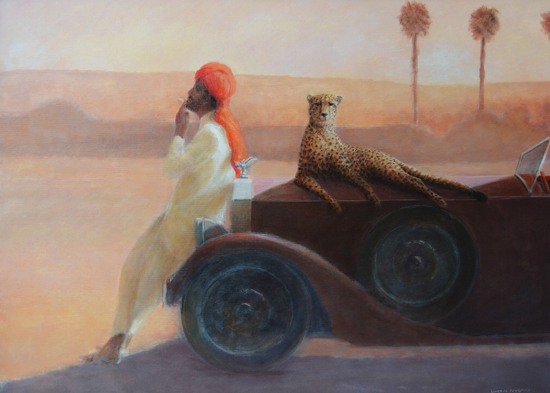 Cheetah on the Bonnet from Lincoln  Seligman