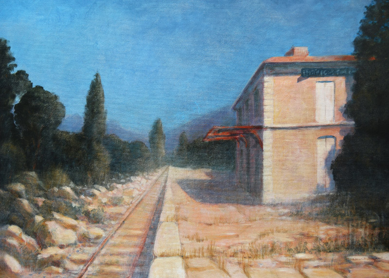 Entraigues Station, Provence from Lincoln  Seligman