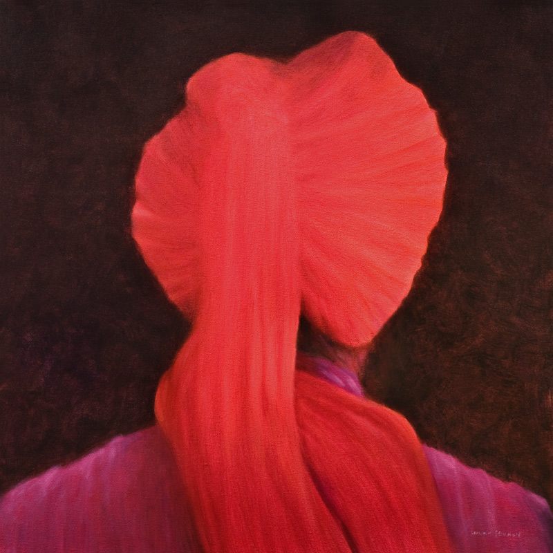 Red Turban in Shadow from Lincoln  Seligman