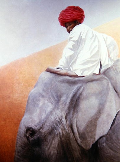 Elephant Boy (oil on canvas)  from Lincoln  Seligman