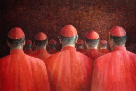Cardinals, 2005 (acrylic) 