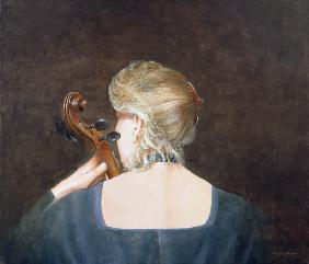 Cello Professor, 2005 (acrylic) 