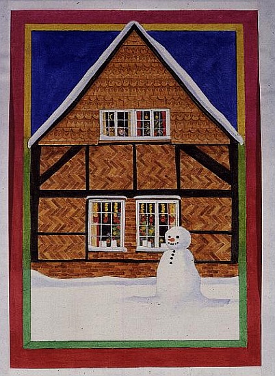 Snowman and Haybourne House from Linda  Benton
