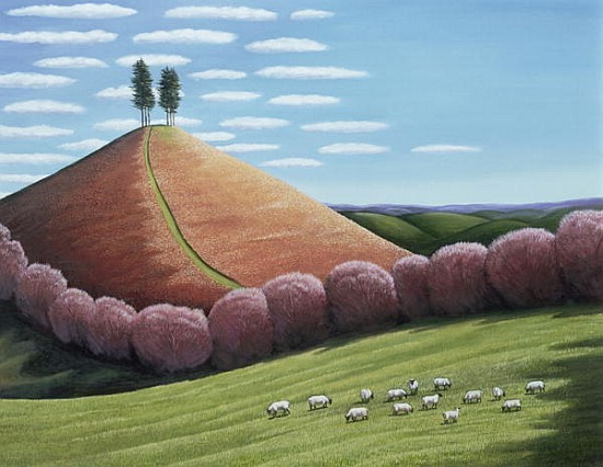 Red Hill (oil on canvas)  from Liz  Wright