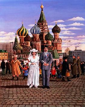 Moscow Wedding, St. Basils, Red Square