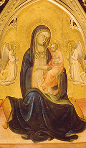 Maria mit dem Kind und Engeln (Madonna der Demut) from Lorenzo di Monaco