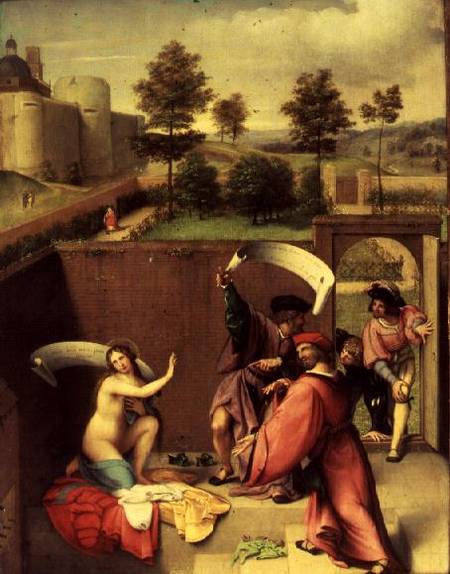 Susanna and the Elders from Lorenzo Lotto