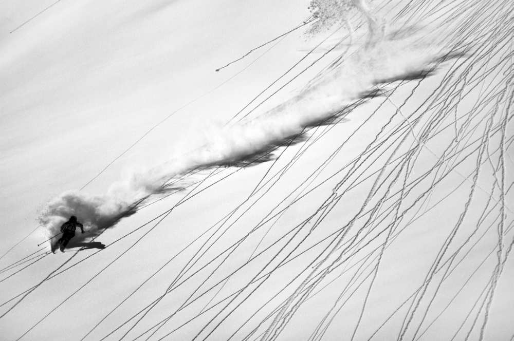 Skiing Powder from Lorenzo Rieg