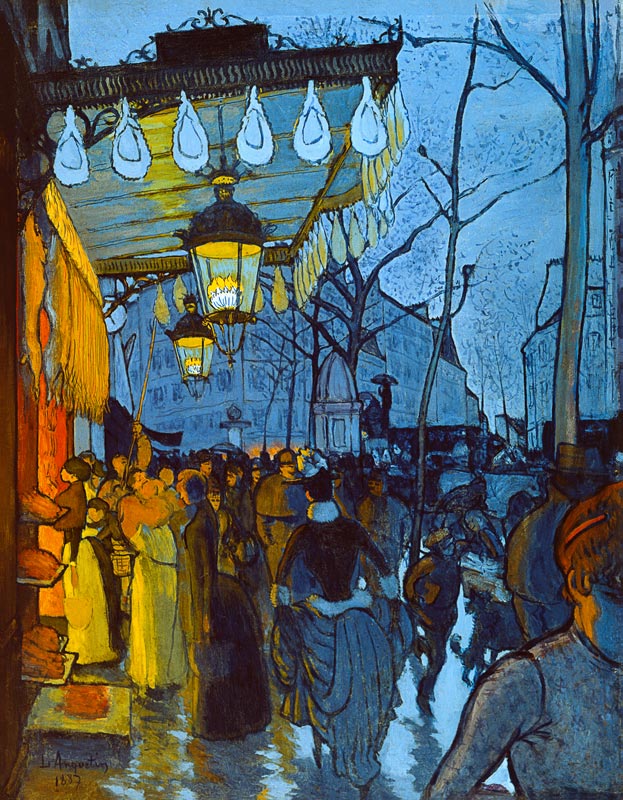 On the Strasse at 5 o'clock in the afternoon. from Louis Anquetin