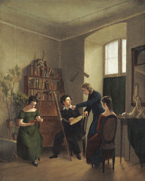 The Artist in His Studio from Louis Asher