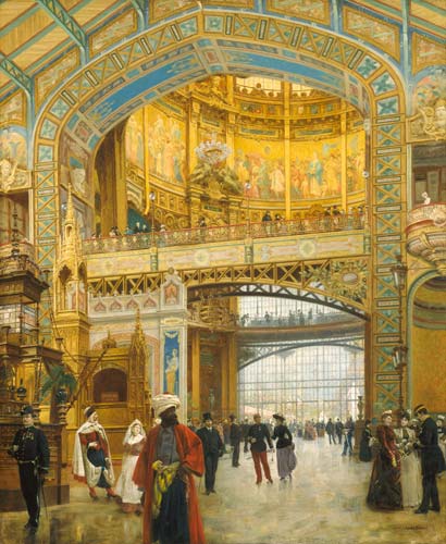 The Central Dome of the Universal Exhibition of 1889 from Louis Beroud