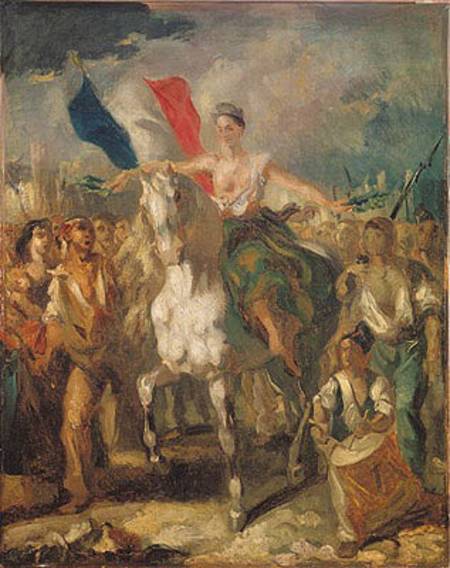 Study for 'Liberty' from Louis Boulanger