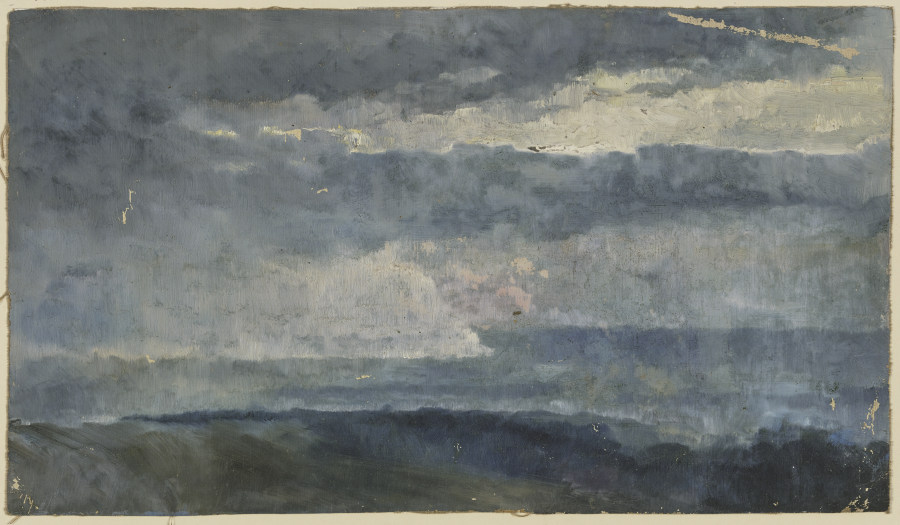 Oil study (clouds) from Louis Eysen