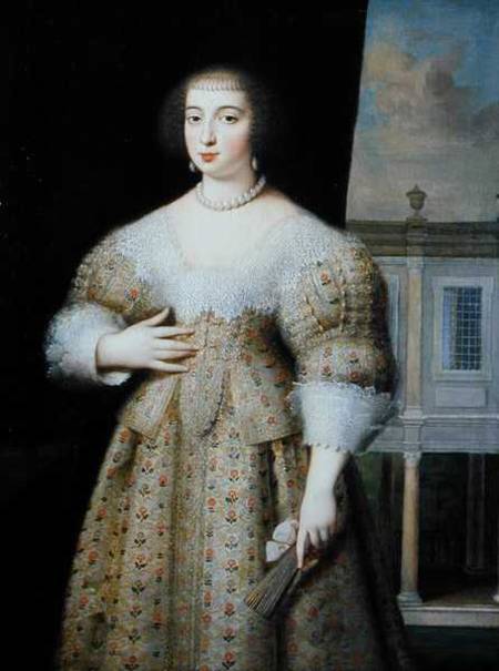 Portrait of Anne of Austria (1601-66) from Louis Ferdinand Elle