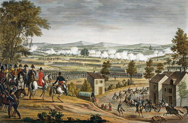 The Battle of Lutzen, 2 May 1813, engraved by Edme Bovinet (1767-1832) (aquatint) from Louis Francois Couche