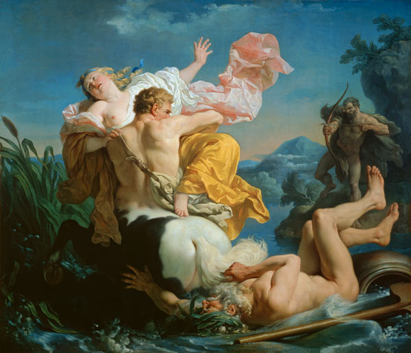 The Abduction of Deianeira by the Centaur Nessus from Louis François Lagrenée
