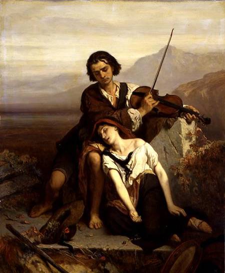 Comfort in Grief from Louis Gallait