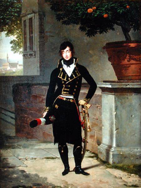Portrait of an Officer of the Cisalpine Republic from Louis Gauffier