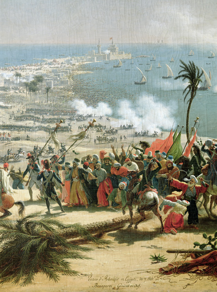 The Battle of Aboukir, 25th July 1799 from Louis Lejeune