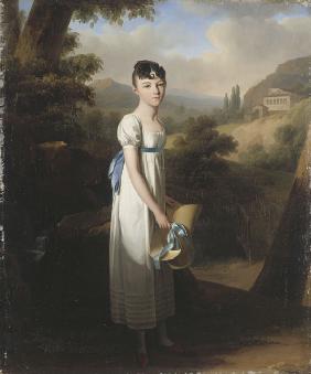 Portrait of Mademoiselle Athénaïs d'Albenas