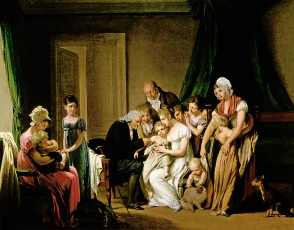 The Vaccination from Louis-Léopold Boilly