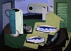 Blue fish (Poissions bleus) from Louis Marcoussis