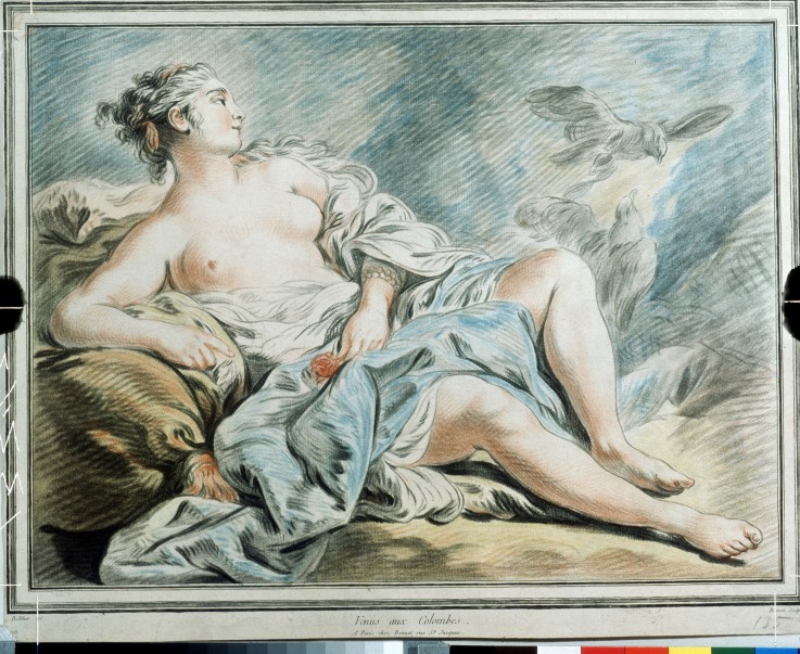 Venus with Doves from Louis Marin Bonnet