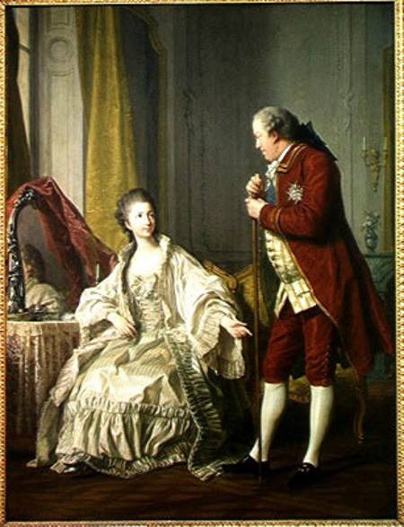 Portrait of the Marquis de Marigny (1727-81) and his Wife from Louis Michel van Loo