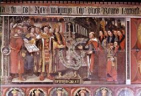 Bishop Sherbourne with Henry VIII