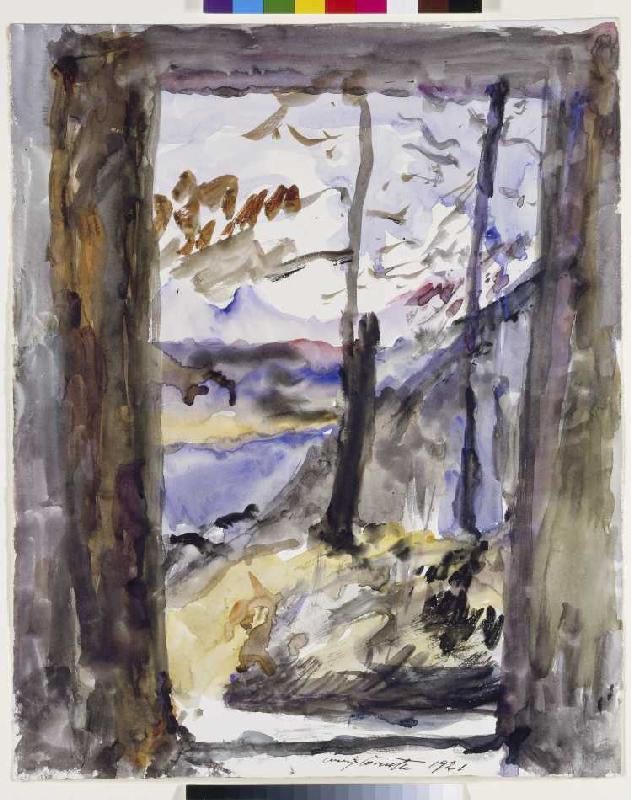 Look on the Walchensee from Lovis Corinth