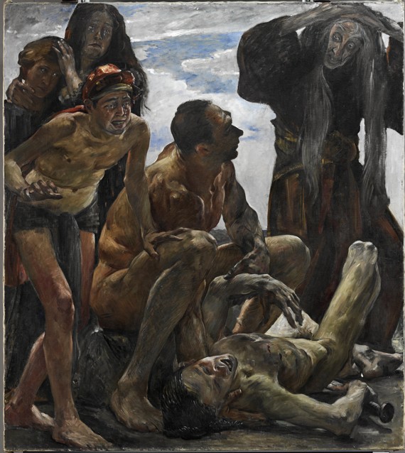 The mourning from Lovis Corinth
