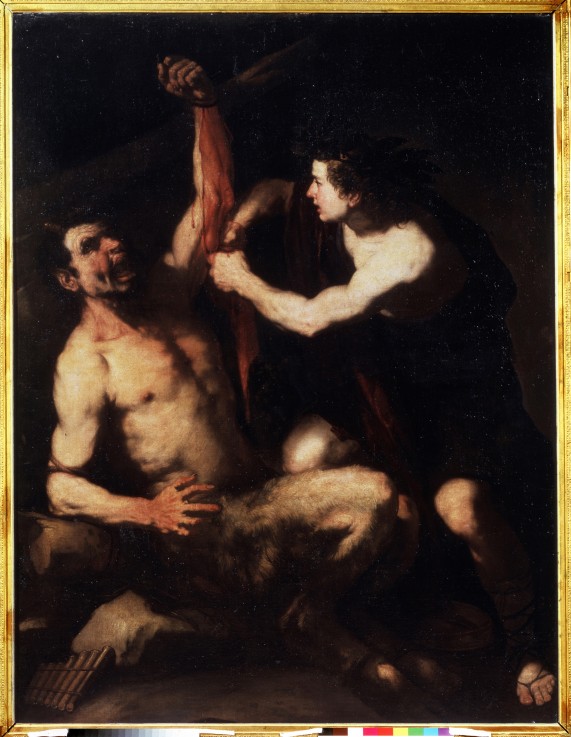 Marsyas and Apollo from Luca Giordano