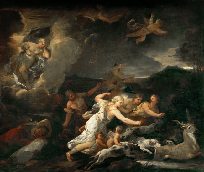 The Hunt of Diana from Luca Giordano