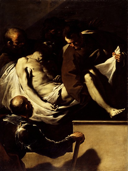 The Entombment of Christ from Luca Giordano
