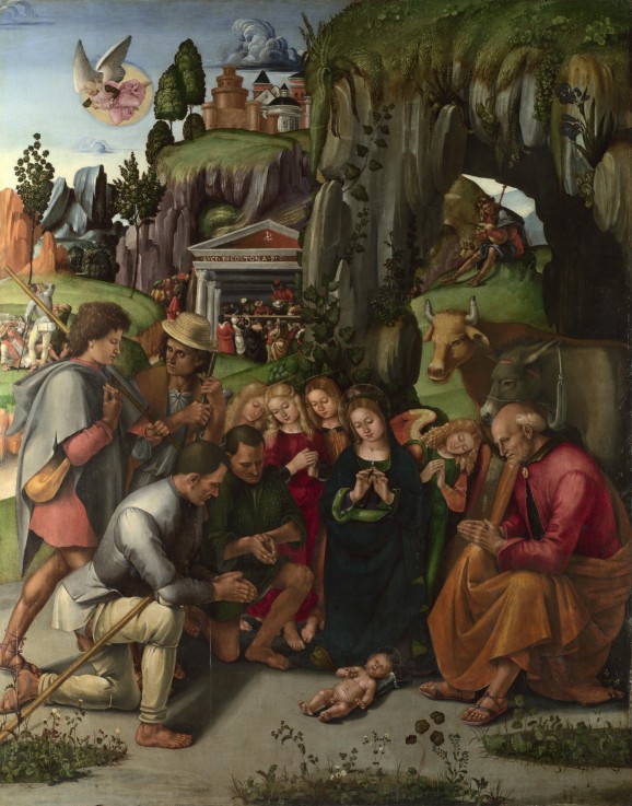 The Adoration of the Shepherds from Luca Signorelli