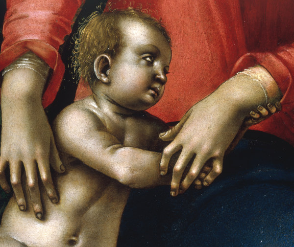 Mary with Child, sect. from Luca Signorelli