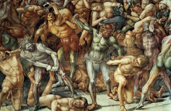 Hell, from the Last Judgement from Luca Signorelli