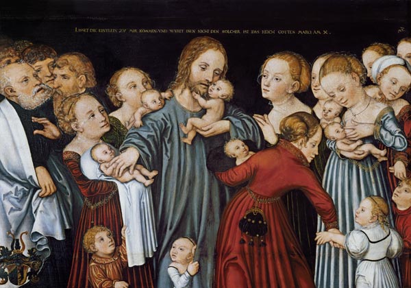 Let come the child flax come to me from Lucas Cranach the Elder