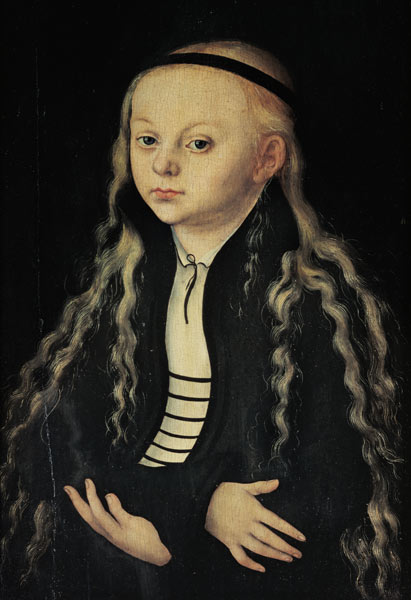 Portrait the Magdalena Luther from Lucas Cranach the Elder