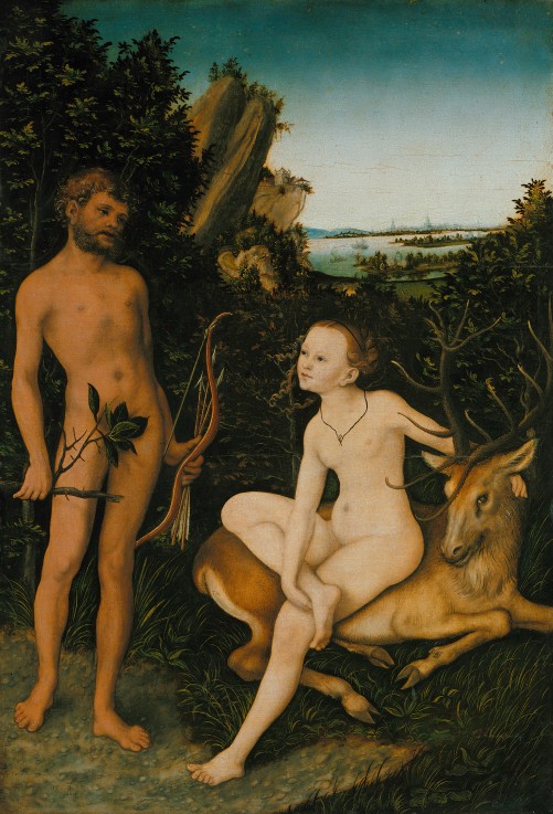 Landscape with Apollo and Diana from Lucas Cranach the Elder