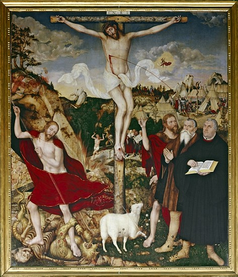 Christ on the Cross, 1552-55 from Lucas Cranach the Elder