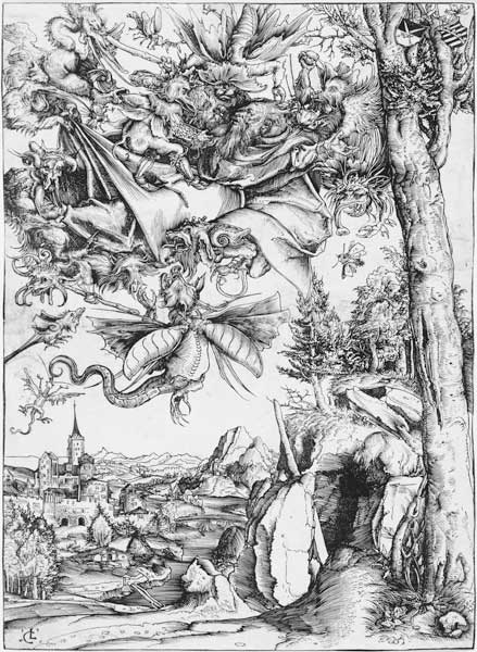 Die Versuchung des heiligen Antonius from Lucas Cranach the Elder