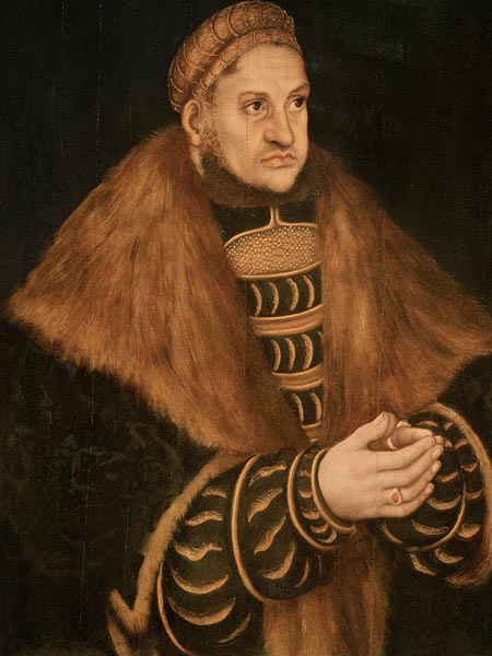 Frederick III , Portrait from Lucas Cranach the Elder