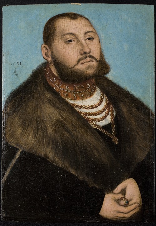 John Frederick I, Elector of Saxony (1503-1554) from Lucas Cranach the Elder