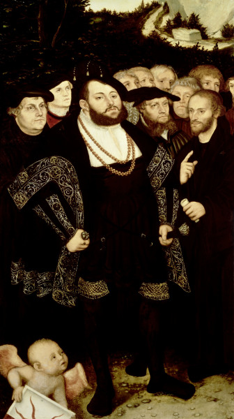 John Frederick of Saxony , Portrait from Lucas Cranach the Elder